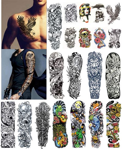 temporary half sleeve tattoos